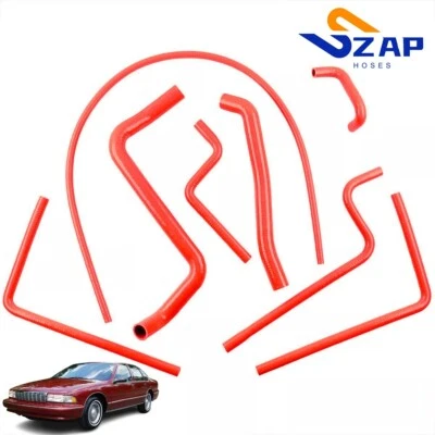 For 1994 1995 1996 Chevrolet Impala SS Silicone Radiator Water Coolant Hose - Image 1 of 4