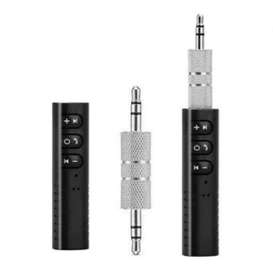 Wireless Bluetooth Receiver 3.5mm AUX Audio Stereo Music Hands Free Car Adapter  - Picture 1 of 12