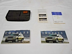 2007 JEEP COMPASS OWNER MANUAL 4/PC.SET & JEEP SPORTY DENIM FACTORY CASE /// - Picture 1 of 5