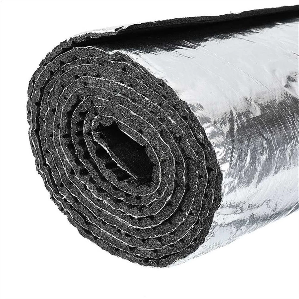 Alfombrilla de aislamiento de ruido térmico para capó de motor de automóvil amortiguador de sonido almohadilla de cortafuegos impermeable Foto 1 de 4