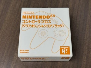 New Clear Orange Black Daiei Hawks Nintendo 64 N64 Controller Made In China 2000 - Picture 1 of 17