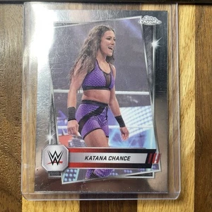 2025 Topps Chrome WWE Base 199 Katana Chance Raw - Picture 1 of 2