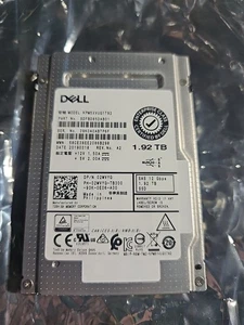 2WVYG Dell 1.92TB SAS 12Gbps 2.5 Internal Server drive KPM5XVUG1T92 02WVYG #s68 - Picture 1 of 2
