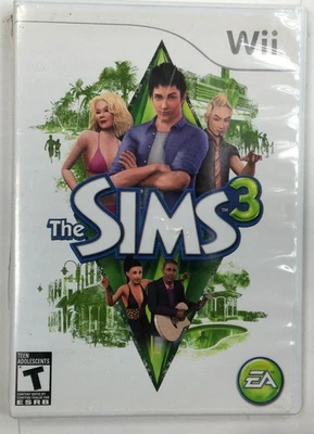 The Sims 3 Wii Video Game Multiplayer Life Simulation EA w/ Manual - Image 1 of 4