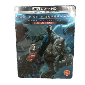 BATMAN V SUPERMAN : DAWN OF JUSTICE - UK 4K + BLU RAY STEELBOOK - NEW & SEALED - Picture 1 of 2