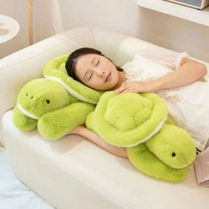 Soft Sea Tortoise Plush Toys Fluffy Turtle Animal Doll Children Gift - Picture 1 of 13
