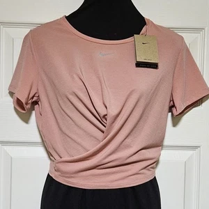 Camiseta corta para mujer Nike One Luxe Twist talla pequeña - Imagen 1 de 8