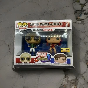 Funko POP! Gamerverse -Captain Marvel Vs Chun-Li Toy Figures - Picture 1 of 12