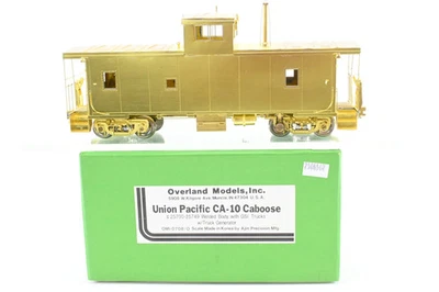 O Brass OMI Overland Models UP Union Pacific CA-10 Caboose Welded Body GSI Truck - Image 1 of 4