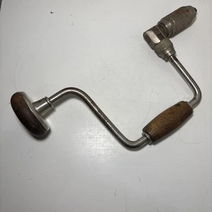 Taladro manual antiguo con soporte de broca junto al lago hecho en EE. UU. - Imagen 1 de 6