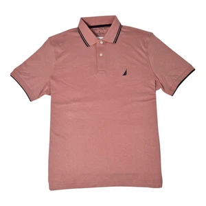Nautica Men's Polo Shirt, Coral Orange Color, Size S-XL. - Picture 1 of 7