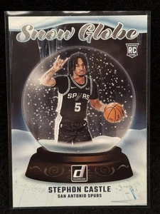 2024-25 Donruss #24 Stephon Castle Schneekugel - Bild 1 von 2