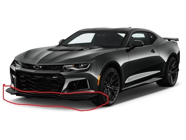 2019-2022 Chevrolet Camaro Exterior Ground Effects FRONT ONLY BLACK OEM Foto 1 de 4