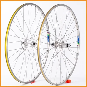 CAMPAGNOLO LAUFRÄDER NISI HR 22 Drahtreifen 9 Gang Vintage 700c Rennrad... - Bild 1 von 8