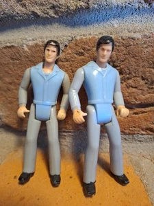 Vtg 1970s Nylint Race Car Driver Blue Suit Uniform 3.5" Action Figure Pilot Lot - Picture 1 of 16