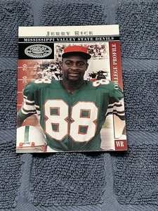 2000 Donruss Preferred College Profile Jerry Rice #50  - Bild 1 von 2
