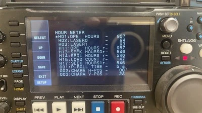 Sony PDW HD1500 XDCAM HD Laser 0 hours: 138 - Image 1 of 4