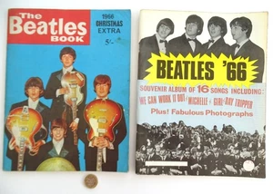 VINTAGE 1966 BEATLES CHRISTMAS BOOK & 16 SONGS SOUVENIR ALBUM WITH PHOTOS - Picture 1 of 12