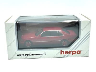 VERY RARE VINTAGE HERPA MERCEDES BENZ SEL 600 RED 1/43 # NIB OF - Immagine 1 di 4