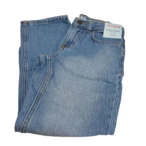 Boys Relaxed Straight Fit Jeans Cat & Jack Blue 10 Slim Adjustable Waist - Picture 1 of 5