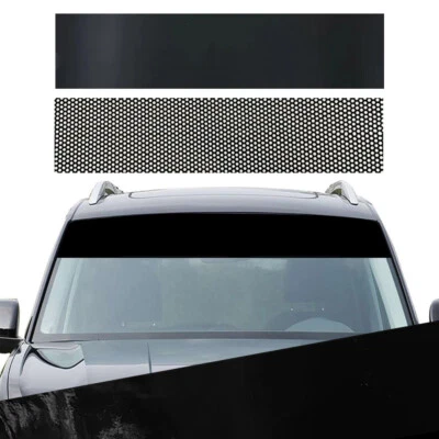 20*150cm Sticker Honeycomb Windshield Visor Sun Strip Vinyl Sticker Accessories - Image 1 of 4