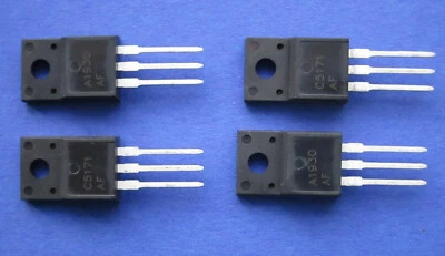 2 x 2SA1930 + 2 x 2SC5171 komplementär Transistoren 20W/2A/180V TO-220F DIYI