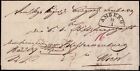 Bayern; "AMBERG",  Segment klar auf austaxiertem Brief 1839 nach Wien