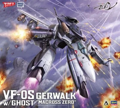 Hasegawa 65889 1/72 Scale Model Kit Macross Zero VF-0S Gerwalk w/Ghost Booster - Image 1 of 4