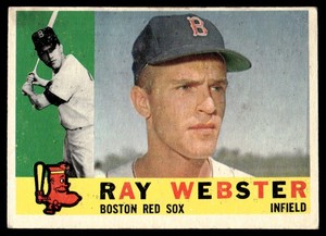 1960 Topps Ray Webster Boston Red Sox #452