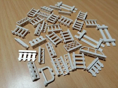 LEGO Konvolut Zäune Gatter Geländer weiß / City Creator Friends - Bild 1 von 4