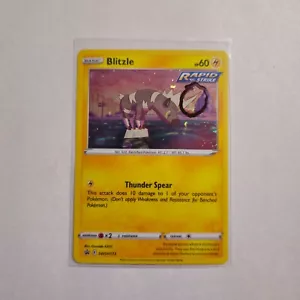 SWIRL B 🌀 Blitzle SWSH173 Cosmos Holo Raro Espada y Escudo Tarjeta Pokémon - Casi Nuevo - Imagen 1 de 2