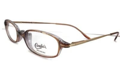 Candies Eyeglasses Amy & CL Brn Blu Women Girls Plastic Frames Glasses 48-18-135 - Image 1 of 3