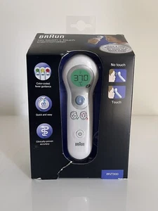 Braun Infrared No Contact Forehead Baby Thermometer Digital Temperature BNT300 - Picture 1 of 6