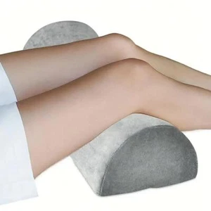 1pc Half Moon Bolster Pillow Legs Knees Lower Back and Head Elastic Non-slip - Picture 1 of 28