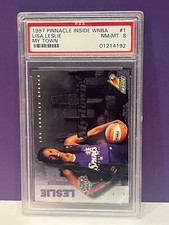1997 Pinnacle Inside WNBA My Town Lisa Leslie Rookie PSA 8 Los Angeles Sparks