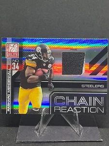 Rashard Mendenhall 2010 Donruss Elite Chain Reaction parche usado en el juego/50 #19 - Imagen 1 de 3
