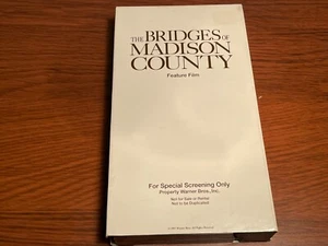 THE BRIDGES OF MADISON COUNTY rare 1995 OSCAR FYC promo VHS tape Clint Eastwood - Imagen 1 de 7