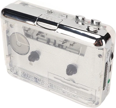 Lettore Di Cassette Portatile, Convertitore Da Cassetta USB C a MP3 per Laptop,  - Immagine 1 di 4