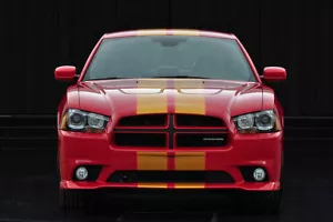 10" Plain Rally stripes Stripe Graphics Fit all Year & Model 02-13 Dodge Charger - Bild 1 von 3