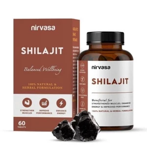 Pure Silajit Extract Supplement and Powder Complex Pills 500mg - 60 Capsules - Picture 1 of 11