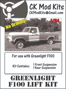Kit de elevación para camionetas Greenlight F100/F250 de la década de 1970 - Verificar ajuste en la descripción - Imagen 1 de 7