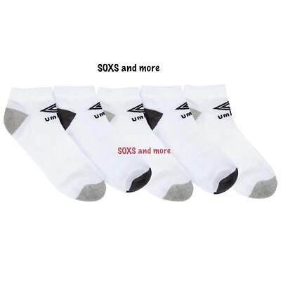 **10 PAIRS** MENS UMBRO TRAINER / NO SHOW SOCKS *100% GENUINE*   ** ALL SIZES ** - Image 1 of 4