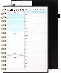 Daily Planner Undated To Do List Planner Notebook Spiral Appointment Planner - Picture 1 of 8