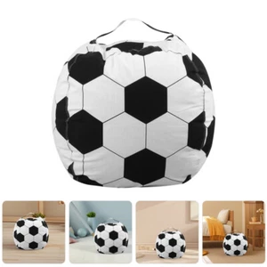 2 stücke Indoor Fußball Sitzsack Stuhl Abdeckung Plüsch Spielzeug Lagerung - Bild 1 von 12