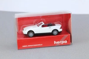 Herpa Mercedes SLK Roadster mit Hardtop weiß 022149 NEU NOS OVP H0 1:87 - Picture 1 of 3