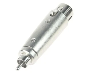 Adam Hall Audio Adapter XLR female Buchse auf Cinch Stecker männlich Verbinder - Picture 1 of 6