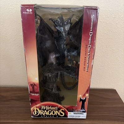 McFarlane's Dragons Sorcerers Dragon Clan & Human Wizard Deluxe Boxed Set - Image 1 of 4