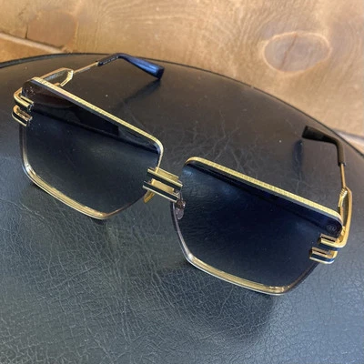 GAFAS DE SOL BALMAIN GENDARME BPS 109D 66 DORADAS Y NEGRAS, RARAS PARA HOMBRE Foto 1 de 4