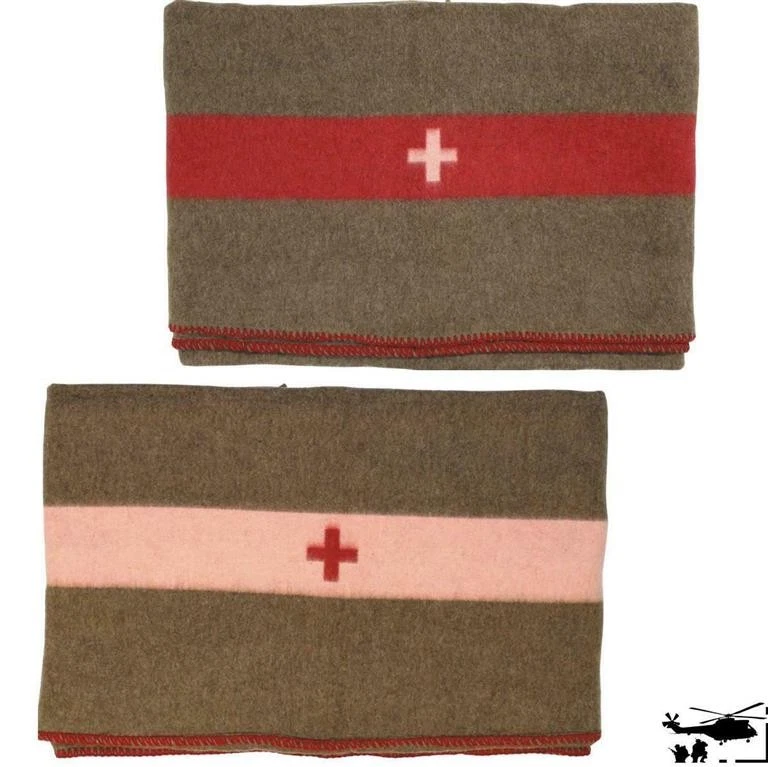 MFH Schweizer Wolldecke, 200x150cm - Braun (32350)