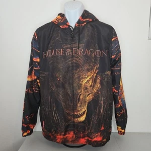Mens MEMBERS ONLY Game Of Thrones House Of The Dragon NWOT Windbreaker Jacket M - Picture 1 of 7